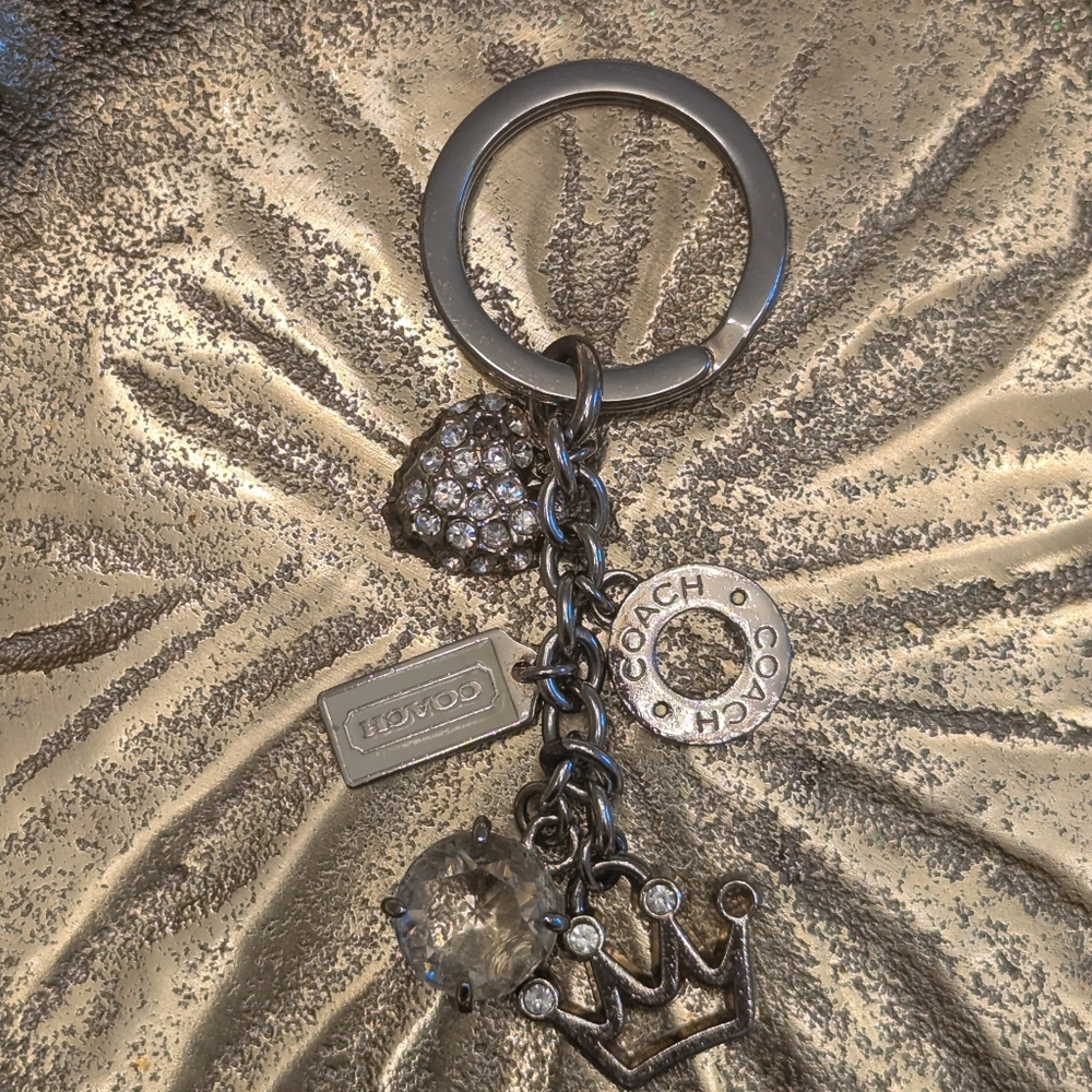 Vintage Y2K Coach Silver Keychain - Picture 8 of 9